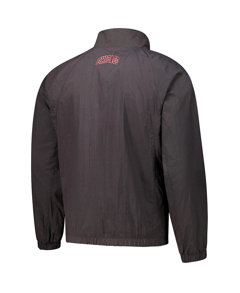 Jordan Men's Gray Chicago Bulls Courtside Statement Edition Jumpman Jam Full-Zip Jacket