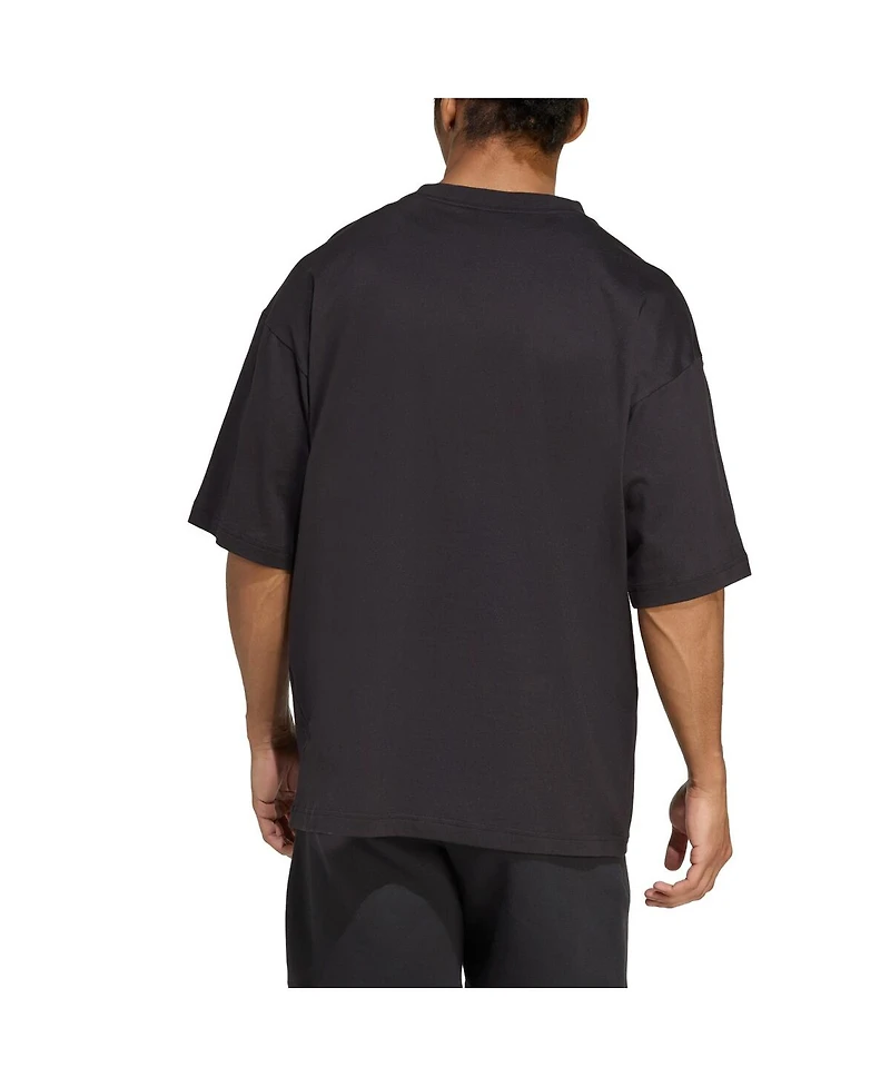 Adidas Men's Black New Zealand Rugby Presentation Future Icon T-Shirt
