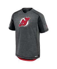 Fanatics Men's Black New Jersey Devils Authentic Pro Rink Tech T-Shirt