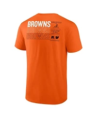 Fanatics Men's Orange Cleveland Browns Repeat Stats T-Shirt