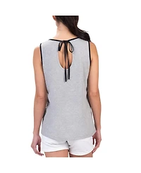 G-iii 4Her by Carl Banks Women's Heather Gray Nascar Fastest Lap Fashion Tank Top
