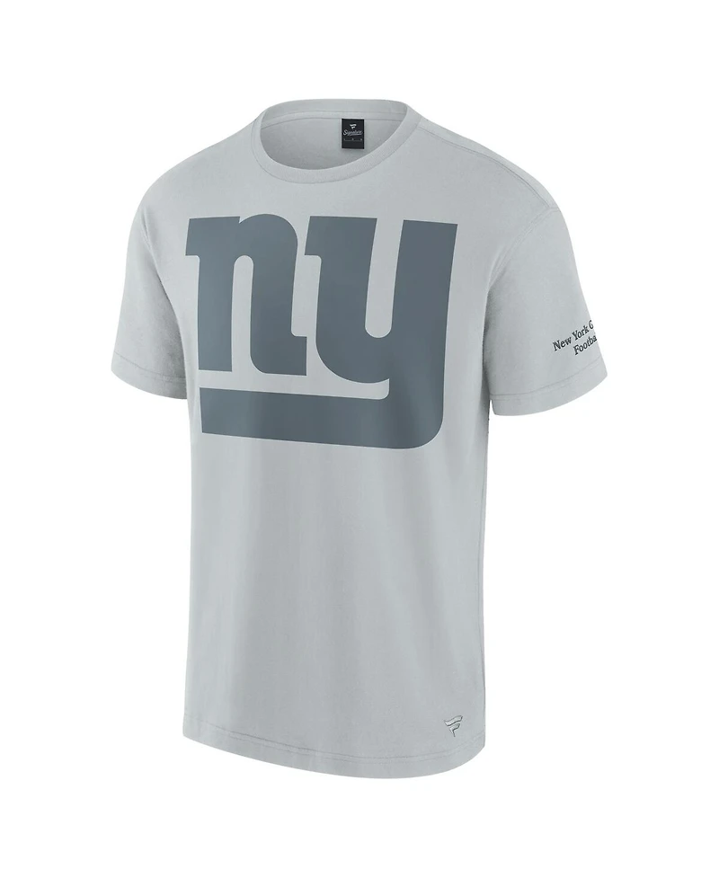Fanatics Men's and Women's Gray New York Giants Elements Iconic T-Shirt