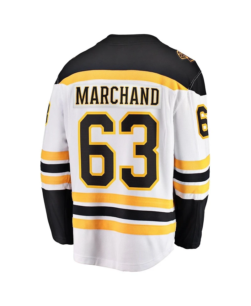 Fanatics Men's Brad Marchand White Boston Bruins Away Premier Breakaway Player Jersey
