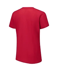 G-iii 4Her by Carl Banks Women's Cardinal Arizona Cardinals Post Season V-Neck T-Shirt