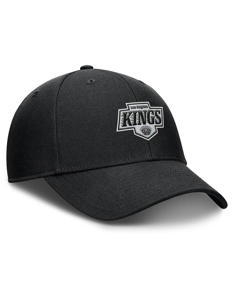 Fanatics Men's Black Los Angeles Kings Core Adjustable Hat