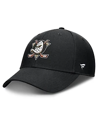Fanatics Men's Black Anaheim Ducks Adjustable Hat