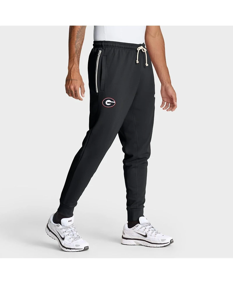 Nike Men's Black Georgia Bulldogs 2025 Sideline Performance Taper Pants