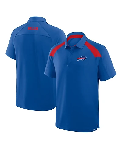 Fanatics Men's Royal Buffalo Bills Back Around Raglan Polo Shirt