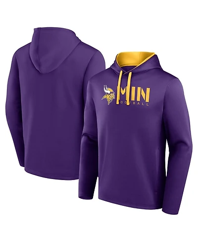 Logo Athletic Men's Purple Minnesota Vikings Head Start Pullover Hoodie