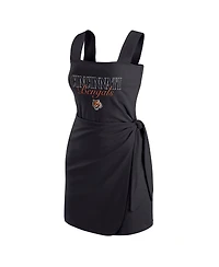 Wear by Erin Andrews Women's Black Cincinnati Bengals Wrap Dress