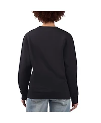 G-iii 4Her by Carl Banks Women's Black Baltimore Orioles Team Logo Fleece Pullover Sweatshirt