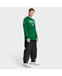 Nike Men's Green Philadelphia Eagles Alt Pack Pass Accuracy Performance Long Sleeve Hoodie T-Shirt