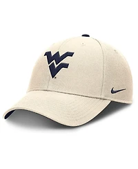Nike Men's Natural West Virginia Mountaineers Rise Primetime Performance Trucker Adjustable Hat