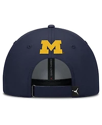 Jordan Men's Navy Michigan Wolverines Club Prep Performance Adjustable Hat