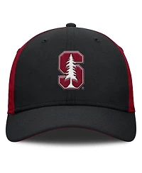 Nike Men's Black/Cardinal Stanford Cardinal 2025 Sideline Rise Local Performance Flex Hat
