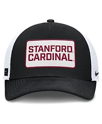 Nike Men's Cardinal/White Stanford Cardinal 2025 On-Field Rise Patch Trucker Adjustable Hat