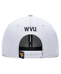 Nike Men's White West Virginia Mountaineers 2025 On-Field Rise Performance Adjustable Hat