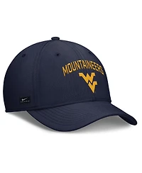 Nike Men's Navy West Virginia Mountaineers 2025 On-Field Rise Performance Flex Hat