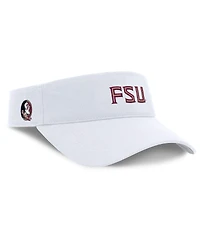 Nike Men's White Florida State Seminoles 2025 On-Field Gameday Performance Ace Adjustable Visor Hat
