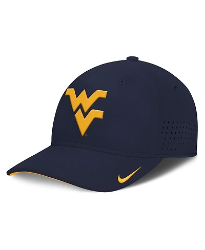 Nike Men's Navy West Virginia Mountaineers 2025 On-Field Gameday Performance Flex Hat