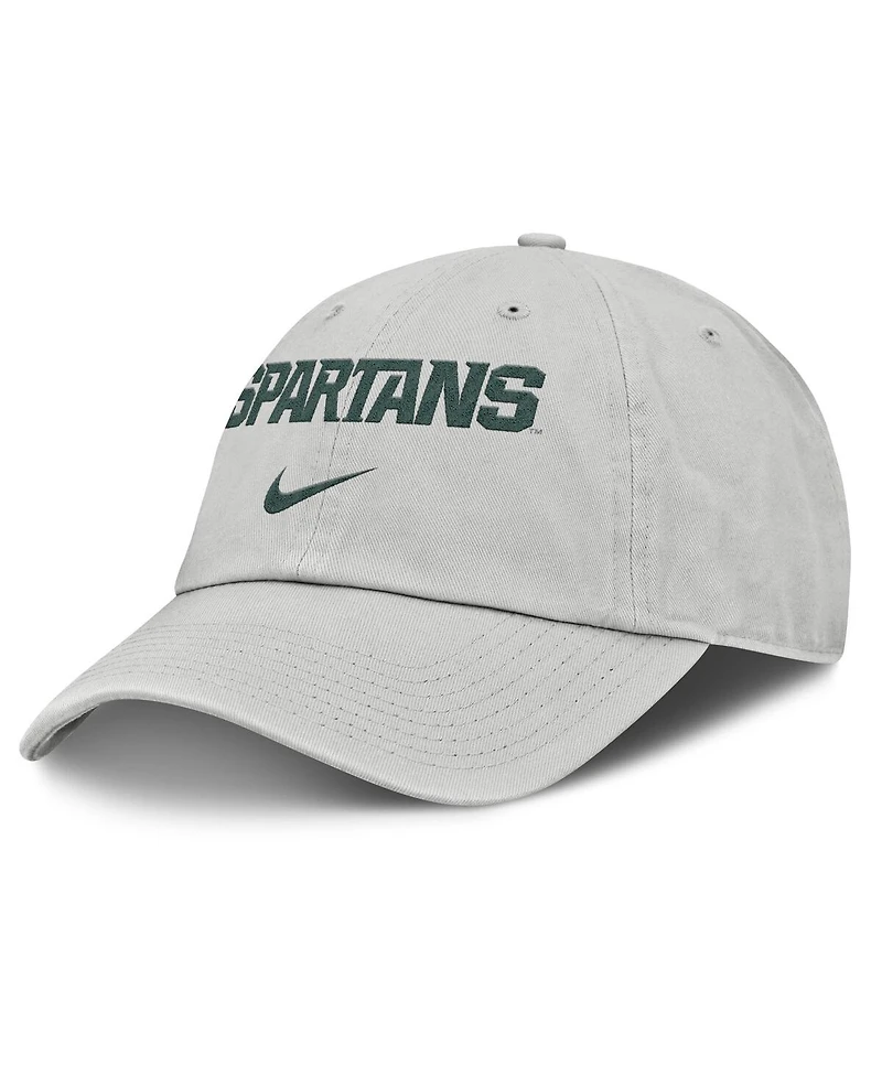Nike Men's Gray Michigan State Spartans 2025 On-Field Gameday Club Adjustable Hat