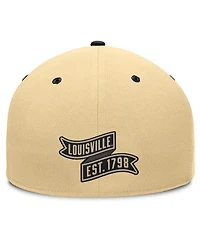 Fanatics Men's Gold/Black Louisville Cardinals Balance Fitted Hat