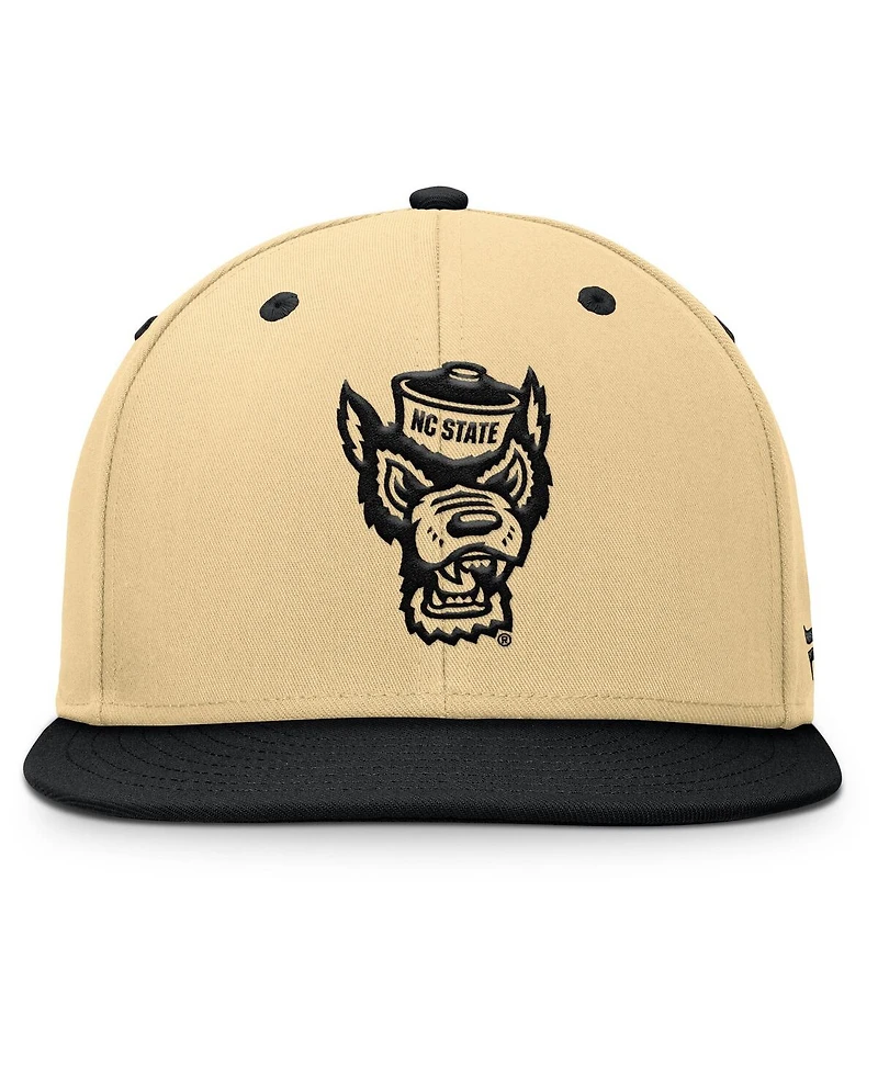 Fanatics Men's Gold/Black Nc State Wolfpack Balance Fitted Hat
