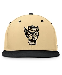Fanatics Men's Gold/Black Nc State Wolfpack Balance Fitted Hat
