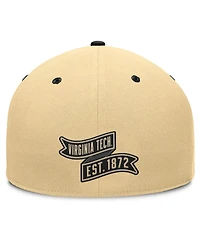 Fanatics Men's Gold/Black Virginia Tech Hokies Balance Fitted Hat