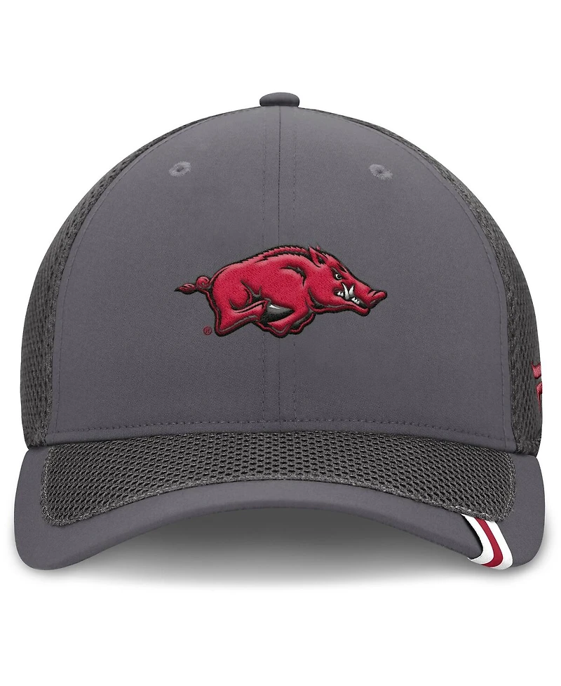 Fanatics Men's Gray Arkansas Razorbacks Clincher Flex Hat