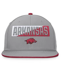 Fanatics Men's Gray Arkansas Razorbacks Duo Snapback Hat