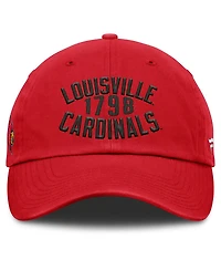 Fanatics Men's Red Louisville Cardinals Archer Adjustable Hat