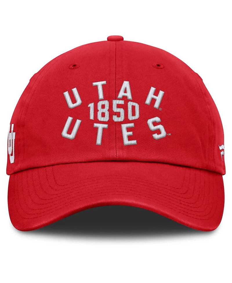 Fanatics Men's Red Utah Utes Archer Adjustable Hat