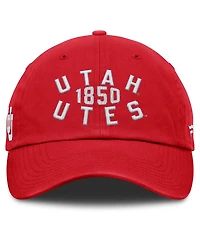 Fanatics Men's Red Utah Utes Archer Adjustable Hat