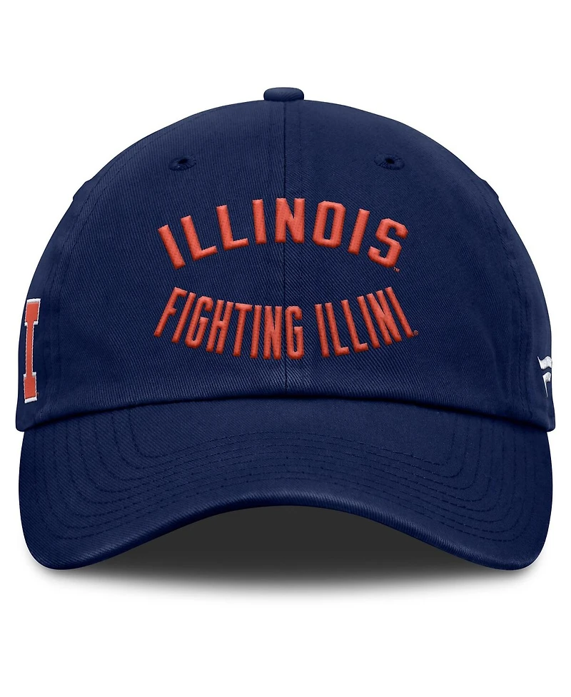 Fanatics Men's Navy Illinois Fighting Illini Archer Adjustable Hat