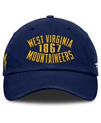 Fanatics Men's Navy West Virginia Mountaineers Archer Adjustable Hat