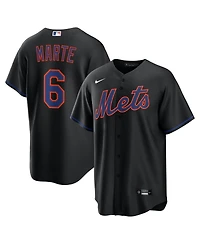 Nike Men's Starling Marte Black New York Mets Alternate Replica Jersey