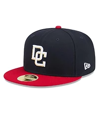 New Era Men's Navy Washington Nationals Baseball Hall of Fame 59FIFTY Fitted Hat