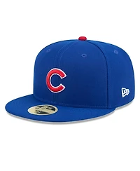 New Era Men's Royal Chicago Cubs Baseball Hall of Fame 59FIFTY Fitted Hat