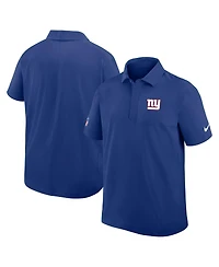 Nike Men's Royal New York Giants Sideline City Pride Woven Performance Polo Shirt