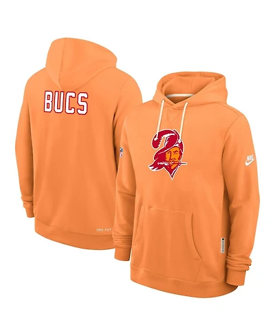 Nike Men's Orange Tampa Bay Buccaneers Sideline Offensive Set Play Performance Pullover Hoodie