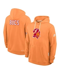 Nike Men's Orange Tampa Bay Buccaneers Sideline Offensive Set Play Performance Pullover Hoodie