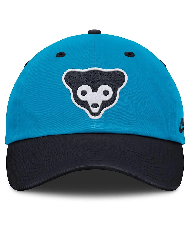 Nike Men's Blue/Navy Chicago Cubs Neon 90s Club Adjustable Hat