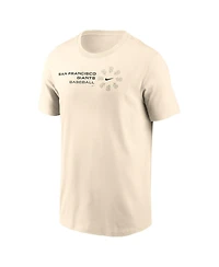 Nike Men's Natural San Francisco Giants Pinwheel Lockup T-Shirt