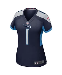 Nike Women's Cameron Ward Navy Tennessee Titans 2025 Nfl Draft First Round Pick Alternate Game Jersey