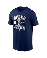 Fanatics Men's Derek Jeter Navy New York Yankees Hometown Caricature T-Shirt