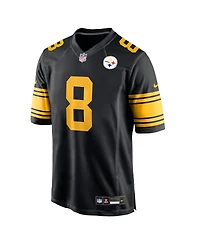 Nike Men's Aaron Rodgers Black Pittsburgh Steelers Alternate Game Jersey