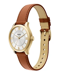 Fossil Women's Gilmore Three-Hand Brown Croco Leather Watch, 28mm