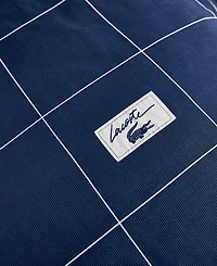Lacoste Home Tennis Checks Cotton 3-Pc. Comforter Set, Full/Queen