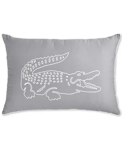 Lacoste Home Big Croc Decorative Pillow, 16" x 24"